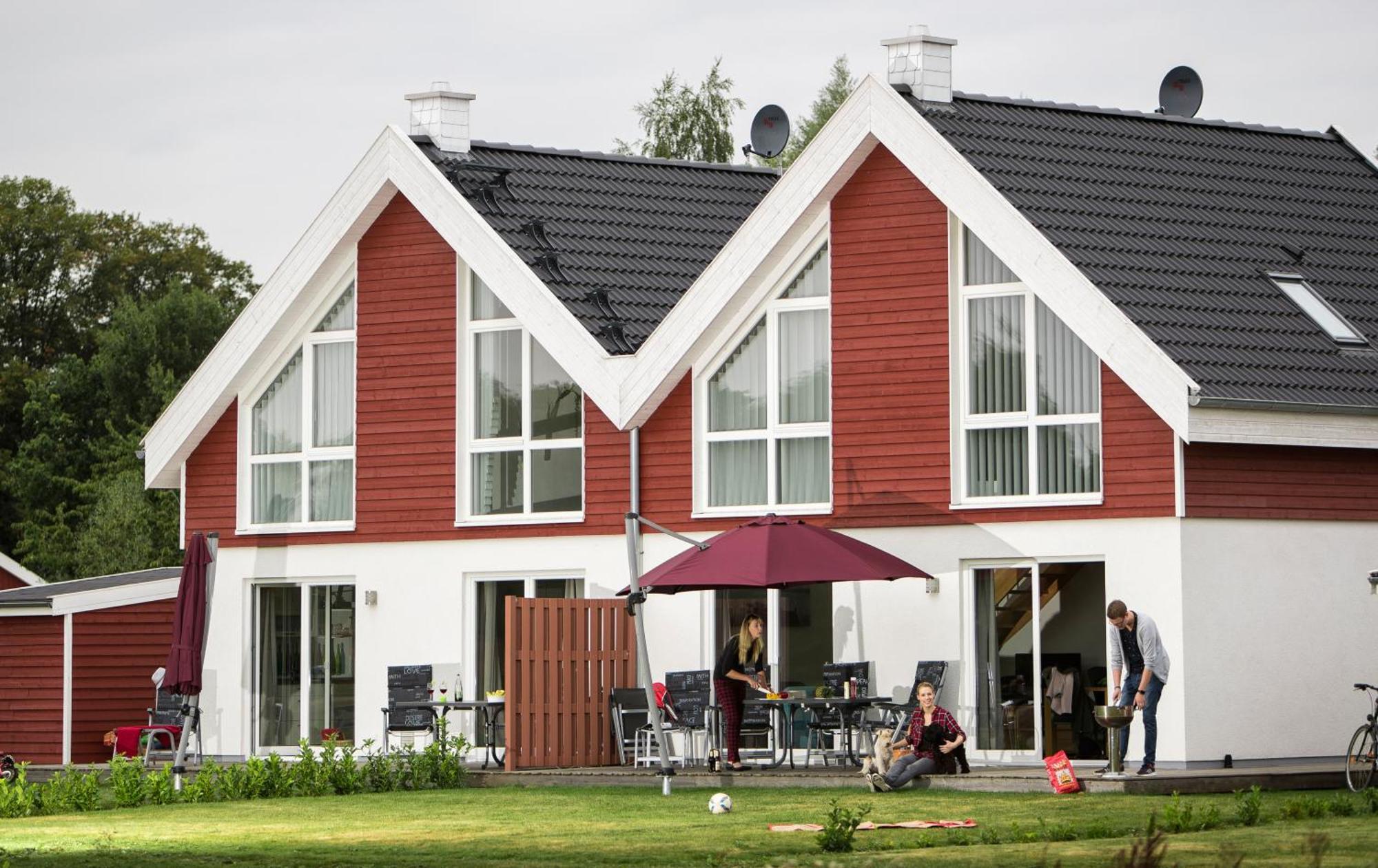Ferienhaus Nordhorn - Haus Am See ภายนอก รูปภาพ